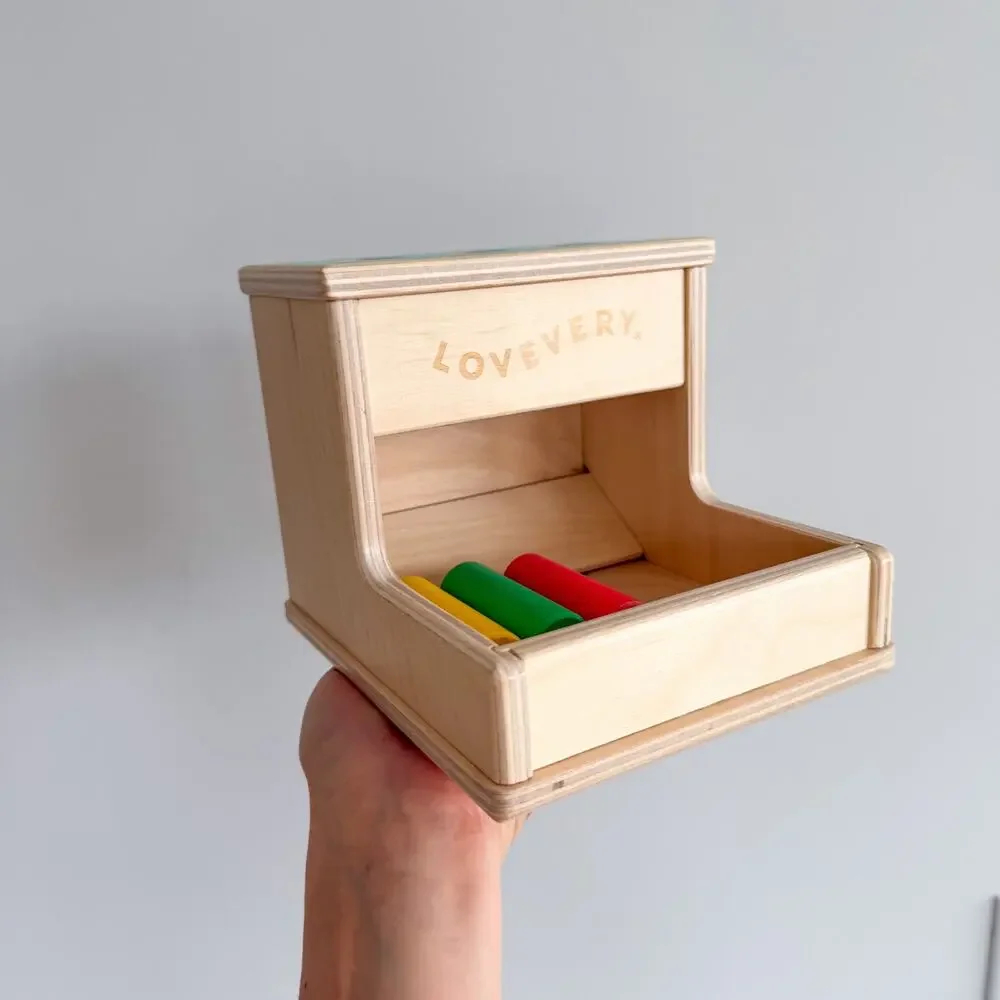 Lovevery Playkit 11-12 Months Wooden Peg Drop Montessori Toy